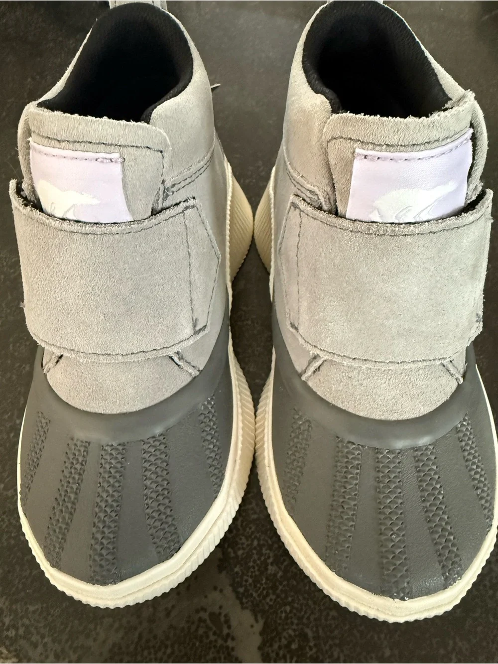 Sorel Kids Gray Suede Waterproof Boots